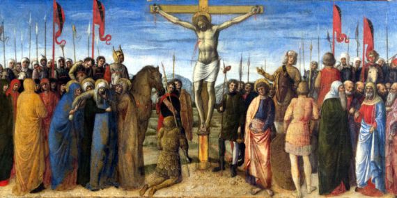 La crocifissione di Gesù di Jacopo Bellini